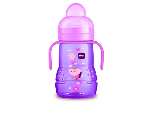 Übergangstrinkflasche 4 Monate + Mam - 220 ml Flasche - image 1