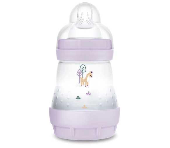 Lila Flasche Easy Start Anti-Kolik 0+ Monate Fluss 1 Mam - Flasche mit 160 ml - image 1