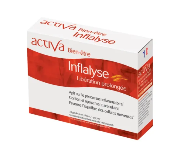 Wohlbefinden Inflalyse Activa - Packung mit 30 Tabletten
