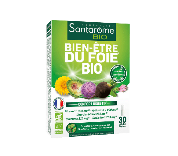 Bio Santarome Leberwohl - Packung mit 30 Kapseln