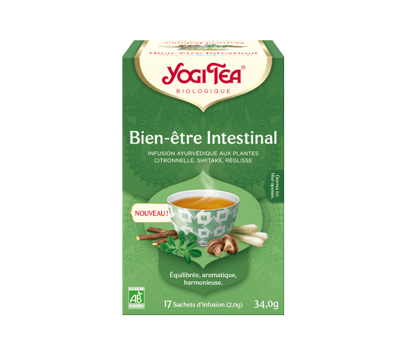 Bio Yogi Tee für das intestinale Wohlbefinden - 17 Teebeutel Box