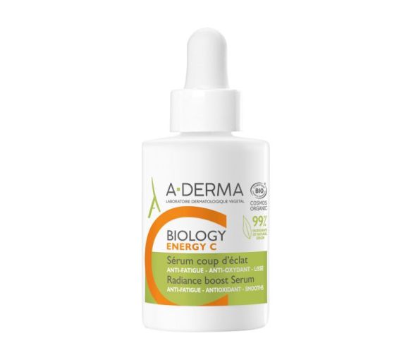 Biologie Energie C Serum Strahlkraft bio A-Derma - 30ml Tropfflasche - image 1