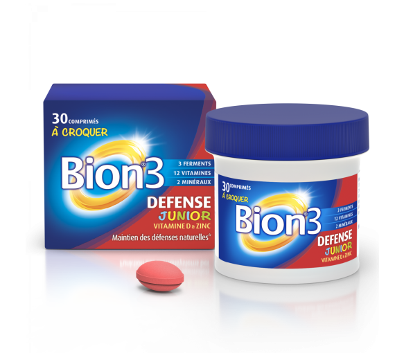 Bion3 Junior Abwehr ab 4 Jahren - Packung mit 30 Kaudabletten - image 1