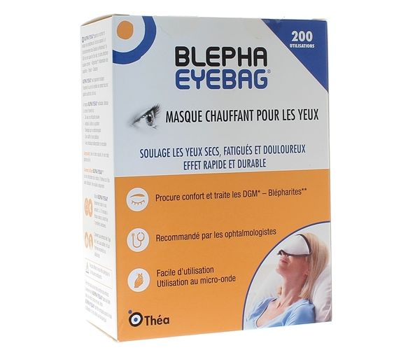 Blepha Eyebag Wärmende Augenmaske Théa - Schachtel mit einer Maske