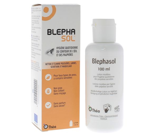 Blephasol Mizellenlösung für empfindliche Augenlider Théa - Flasche mit 100 ml - image 1