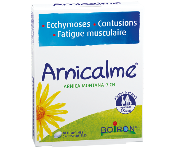 Arnicalme Tabletten Boiron - Prellungen, Beulen, blaue Flecken - 40 Tabletten