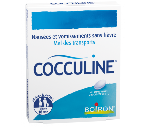 Cocculine orodispersible Tabletten Boiron - Packung mit 40 Tabletten
