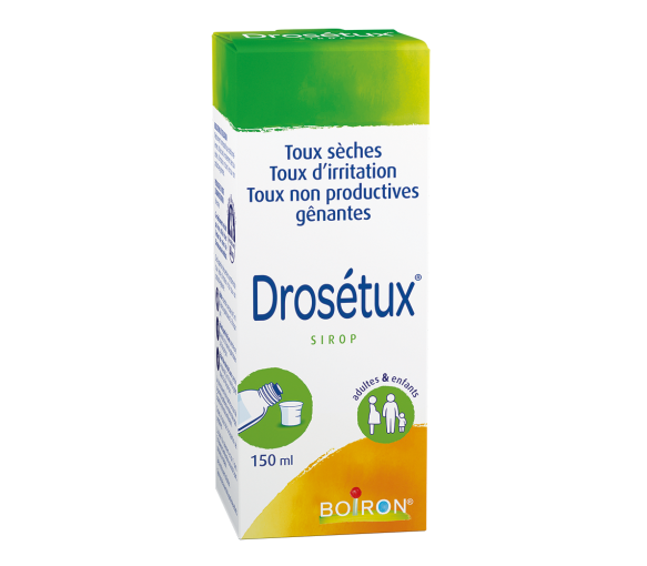 Drosétux Sirup zur Behandlung von trockenem Husten Boiron - Flasche mit 150 ml