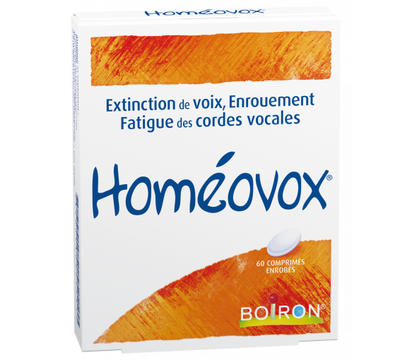 Homeovox Filmtabletten Boiron - Packung mit 60 Tabletten