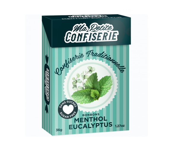 Menthol-Eukalyptus-Bonbons Meine kleine Süßigkeit - Dose mit 36,5 g