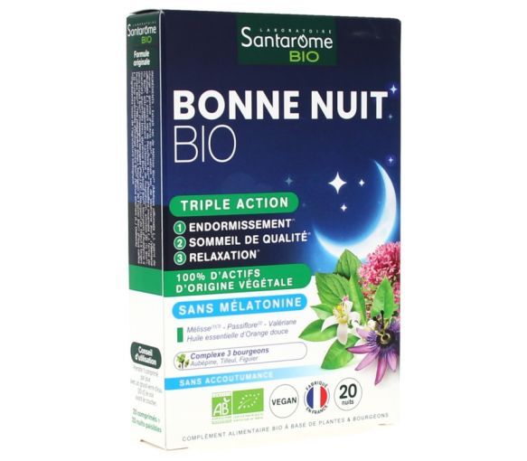 Gute Nacht Bio Santarome - Packung mit 20 Tabletten - image 1