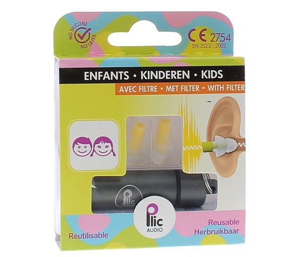 Selektive Ohrstöpsel für Kinder Plic Audio - 1 Paar