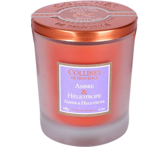 Duftkerze Amber & Heliotrop Collines de Provence - Kerze von 180g