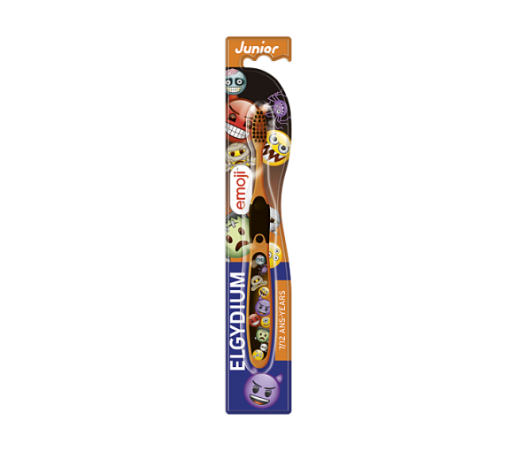 Zahnbürste 7-12 Jahre Junior Emoji Elgydium - eine Zahnbürste - image 1