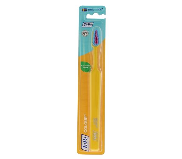 Zahnbürste Colour weich TePe - eine Zahnbürste