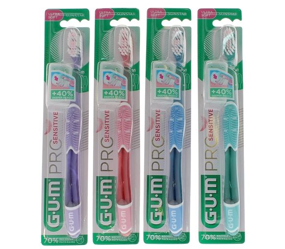 Pro Sensitive Ultra Soft GUM Zahnbürste - eine Zahnbürste