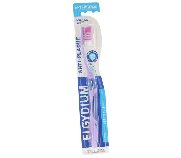 Weiche Anti-Plaque Zahnbürste Elgydium - 1 Zahnbürste
