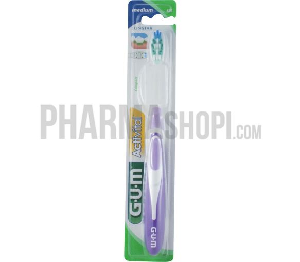 Aktivital Medium Zahnbürste GUM - eine Zahnbürste