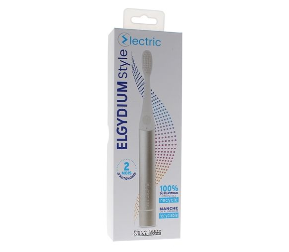 Elektrische Zahnbürste silver Style Electric Elgydium - eine elektrische Zahnbürste