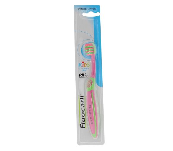 Zahnbürste Kinder extrweich Fluocaril - eine Zahnbürste