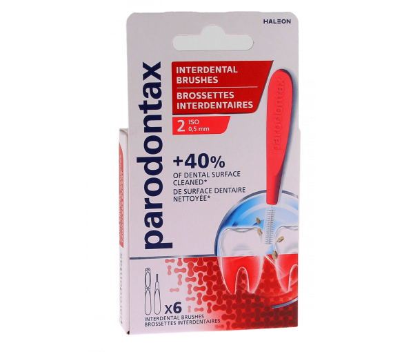 Interdentalbürsten 0,5mm Parodontax - 6 Bürsten - image 1