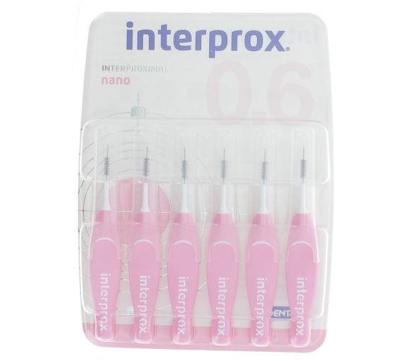 Interdentalbürsten Interprox Nano Rosa Crinex - 6 Bürsten