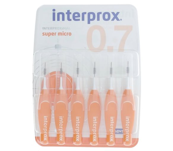 Interdentalbürsten Interprox Super Micro Orange Crinex - 6 Bürsten