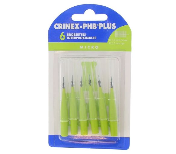 Mikro-Zwischenraumbürsten phb plus Crinex - 6 Bürsten