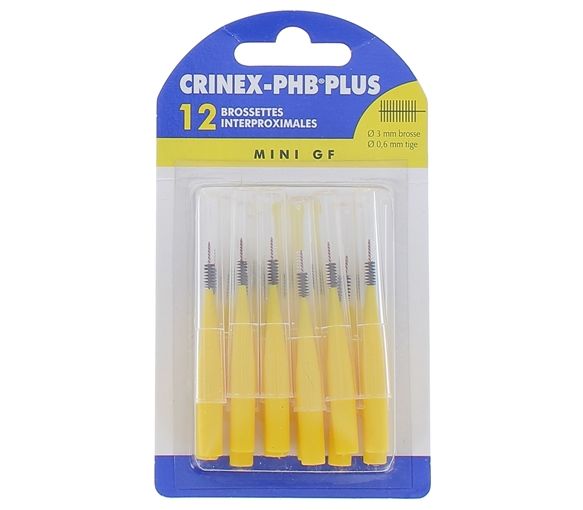 Mini-Interdentalbürsten gf phb plus Crinex - 12 Bürsten