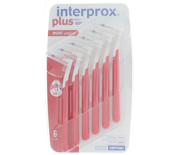Mini Interdentalbürsten Interprox Plus Rosa Crinex - 6 Bürsten