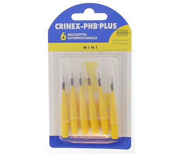 Mini Interdentalbürsten phb plus Crinex - 6 Bürsten