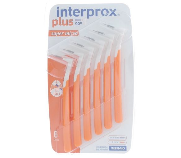 Interdentalbürsten Super Micro Interprox Plus Orange Crinex - 6 Bürsten
