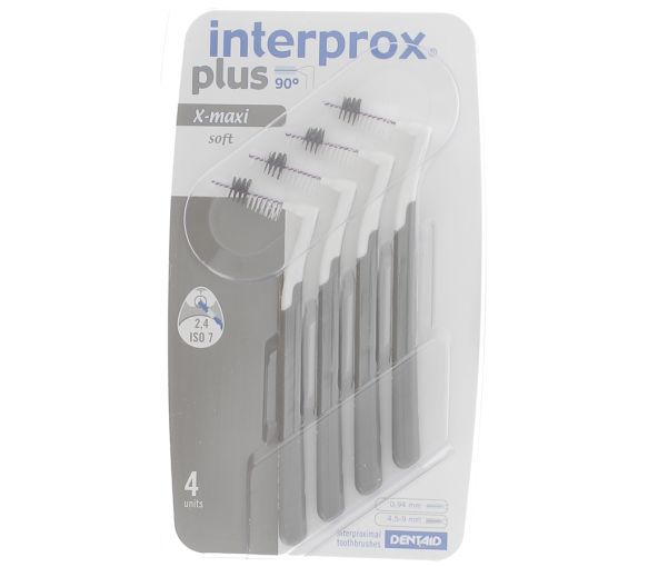 Interdentalbürsten x-maxi soft interprox plus grau Crinex - 4 Bürsten