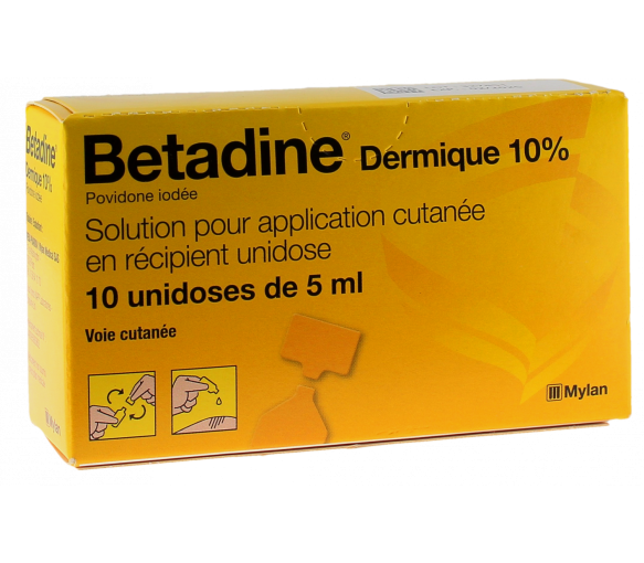 Betadine dermal 10% Lösung zur kutanen Anwendung - 10 Einzeldosen - image 1