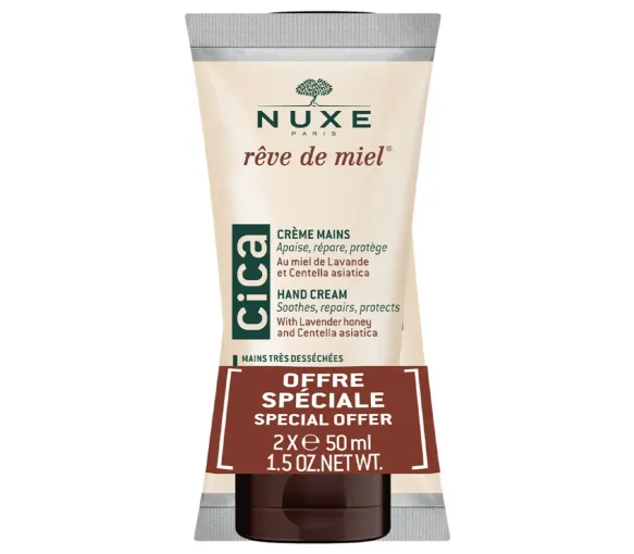 CICA Handcreme für trockene und geschädigte Haut Nuxe - 2er Pack mit 50 ml Tuben - image 1