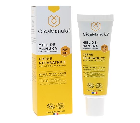 Reparierende Creme 40% Manuka-Honig IAA 10+ bio CicaManuka - Tube mit 40 ml