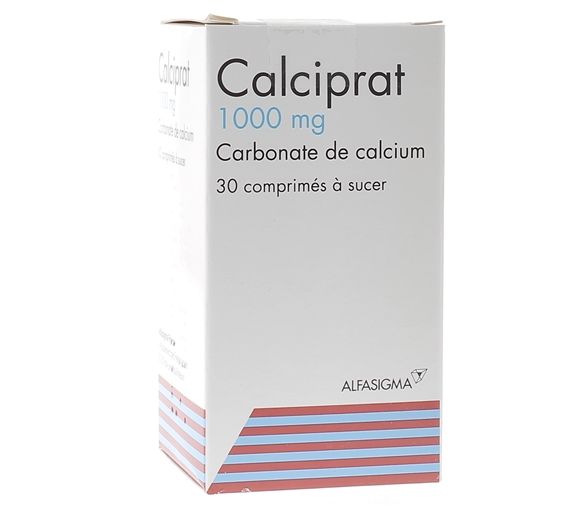 Calciprat 1000mg Lutschtabletten - Packung mit 30 Tabletten