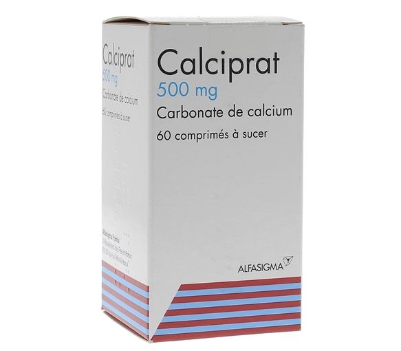 Calciprat 500 mg Lutschtabletten - Packung mit 60 Tabletten