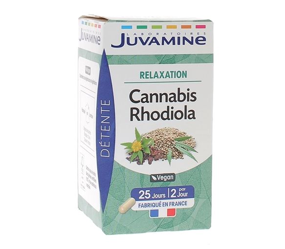 Cannabis Rhodiola Juvamine - 50 Kapseln Box
