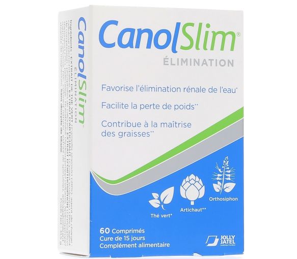 CanolSlim Eliminierung Jolly-Jatel - Packung mit 60 Tabletten
