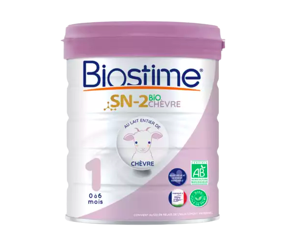 Ziegenmilchpulver SN-2 Bio für die erste Lebensphase Biostime - Dose mit 800 g