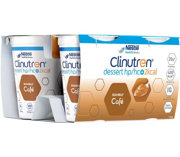 Clinutren Geschmack Kaffee HP/HC + Nestlé - Packung mit 4x200g - image 1