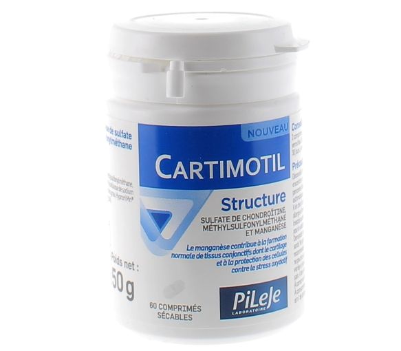 Cartimotil Struktur PileJe - Packung mit 60 teilbaren Tabletten