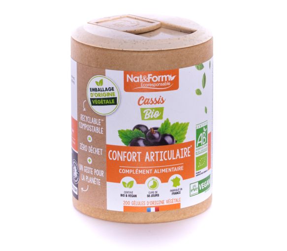 Cassis Bio Ecoresponsable Nat&Form - Dose von 200 Kapseln - image 1