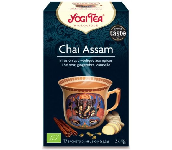 Chaï Assam Bio-Tee Yogi Tea - Box mit 17 Beuteln - image 1