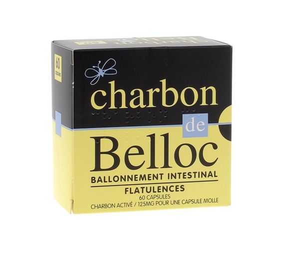Belloc-Kohle 125mg - 60 Weichkapseln