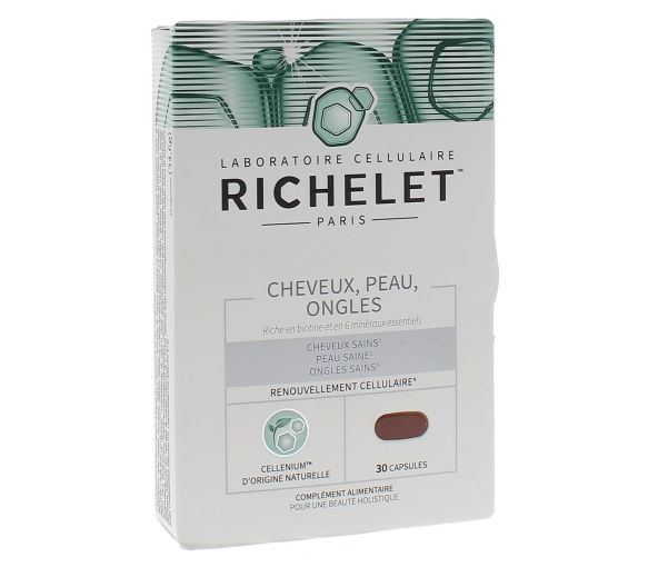 Haar Haut Nägel Richelet - Box mit 30 Kapseln - image 1