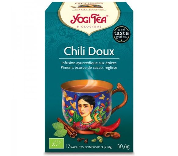 BIO Yogi Tee Süßer Chili - 17 Teebeutel Box