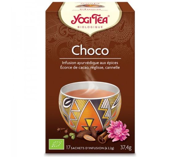 Choco BIO Yogi Tea - Box mit 17 Beuteln