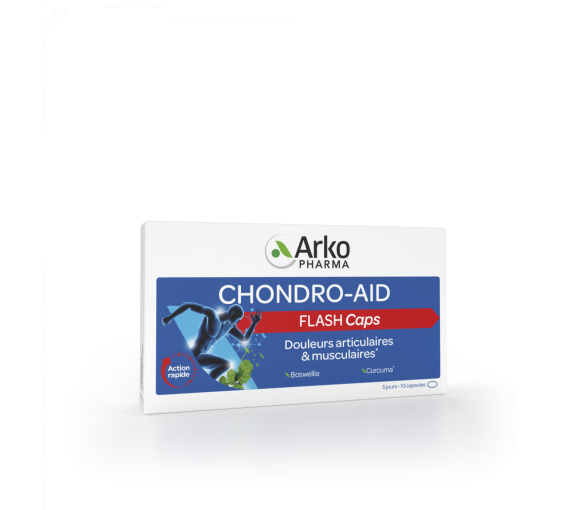 Chondro-Aid Flash Kapseln Arkopharma - Packung mit 10 Kapseln - image 1
